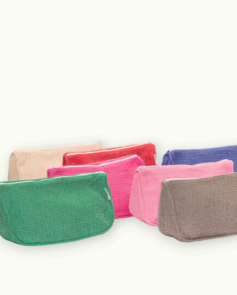 Neceser Chevron de Algodón Fouta | Ma'Cuca