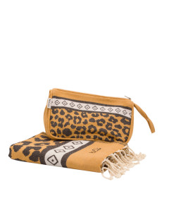 Neceser Fouta Leopardo de Algodón | Ma'Cuca