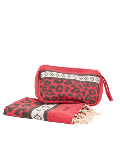 Neceser Fouta Leopardo de Algodón | Ma'Cuca