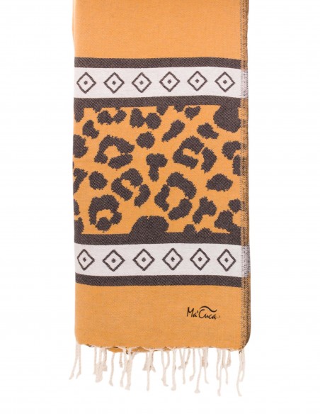 Fouta Leopardo 2x1 m.