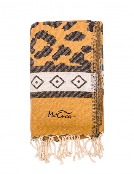 Fouta Leopardo 2x1 m.