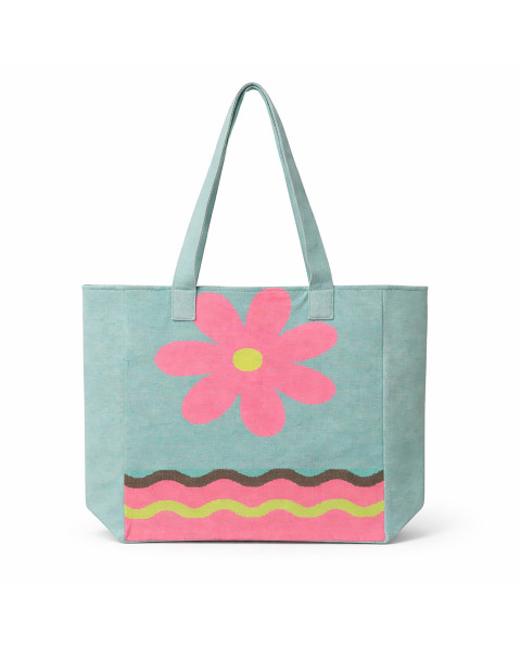 Bolso Flor Jacquard con Cremallera | Ma'Cuca