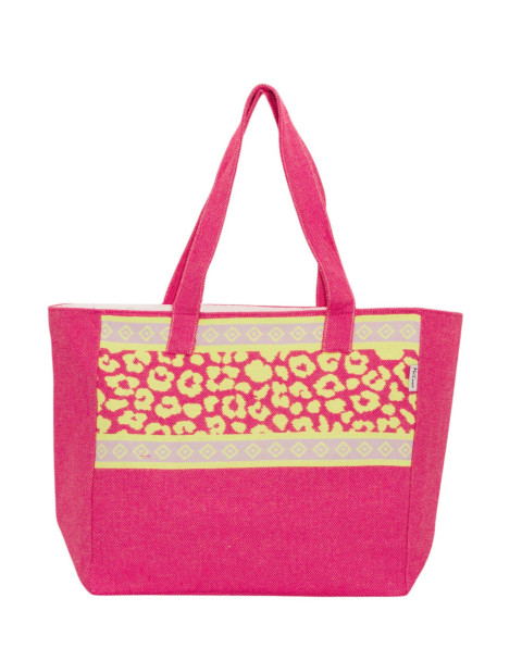 Bolso Playa Leopardo de Algodón | Ma'Cuca