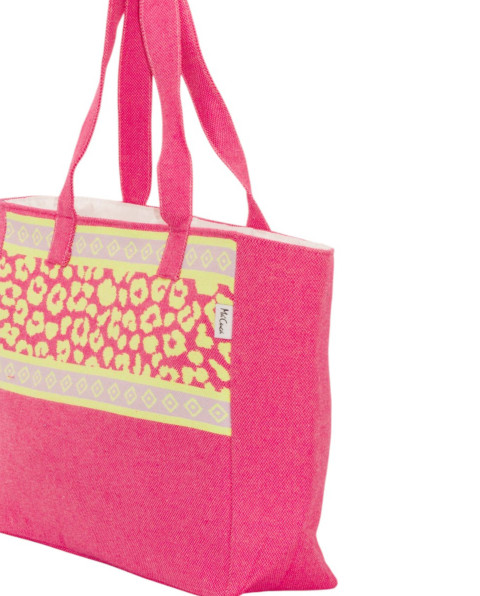 Bolso Playa Leopardo de Algodón | Ma'Cuca