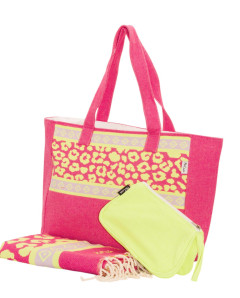 Bolso Playa Leopardo de Algodón | Ma'Cuca