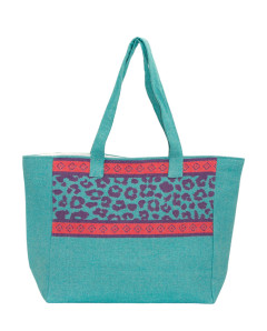 Bolso Playa Leopardo de Algodón | Ma'Cuca