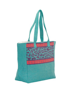 Bolso Playa Leopardo de Algodón | Ma'Cuca