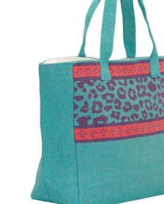 Bolso Playa Leopardo de Algodón | Ma'Cuca