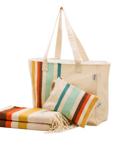 Bolso Siros de Algodón Natural | Bolso de Playa | Ma'Cuca