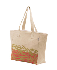 Bolso Playa Zebra de Algodón Natural | Ma'Cuca