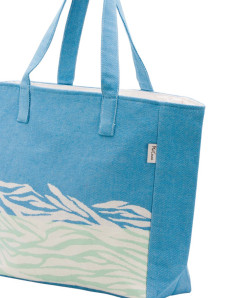 Bolso Playa Zebra de Algodón Natural | Ma'Cuca