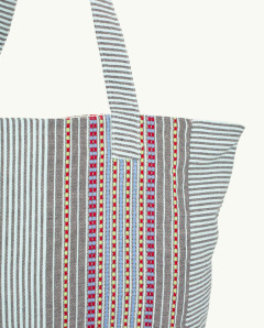 Bolso Playa Berber Botón de Algodón Fouta | Ma'Cuca