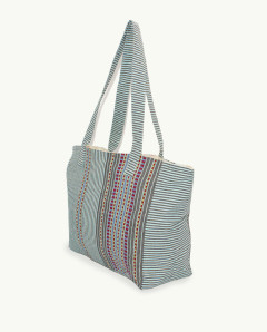 Bolso Playa Berber Botón de Algodón Fouta | Ma'Cuca