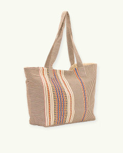 Bolso Playa Berber Botón de Algodón Fouta | Ma'Cuca