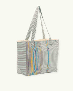 Bolso Playa Berber Botón de Algodón Fouta | Ma'Cuca