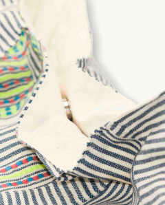 Bolso Playa Berber Botón de Algodón Fouta | Ma'Cuca