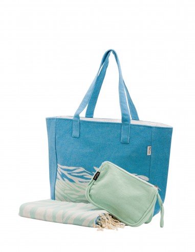 Zebra beach bag