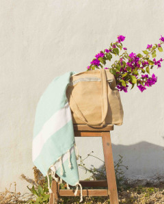 Bolso Playa Natte de Algodón Fouta | Ma'Cuca