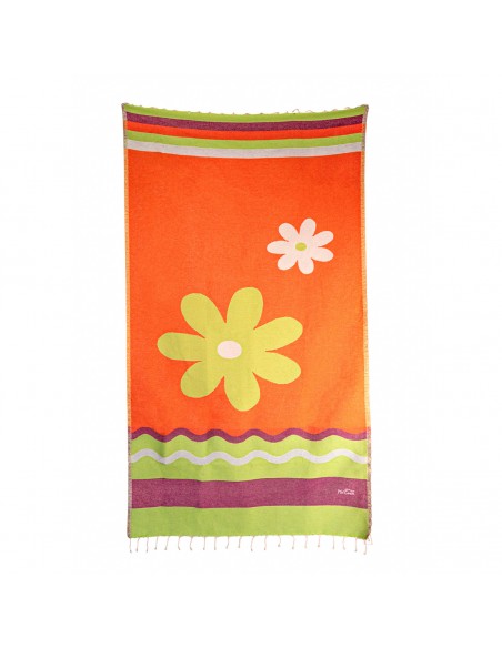Fouta Flor 2x1m
