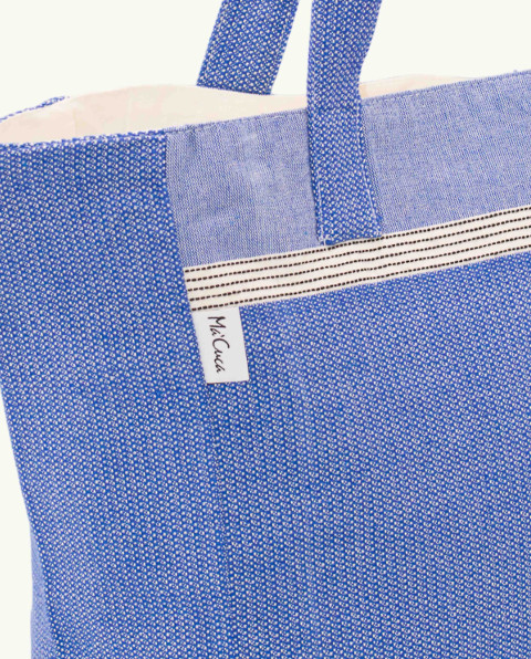 Bolso Playa Natte Botón de Algodón Fouta | Ma'Cuca