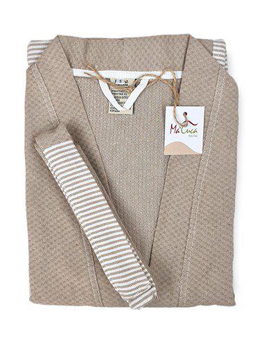 Albornoz Zante Unisex — Color: Beige claro | Talla: S