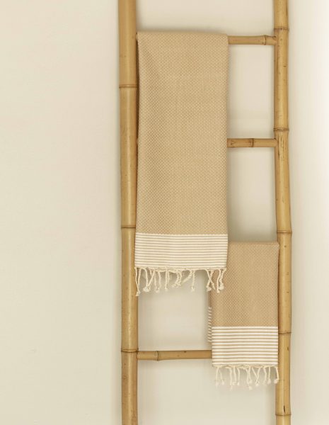 Toalla baño Zante 50x50cm. — Color: Beige