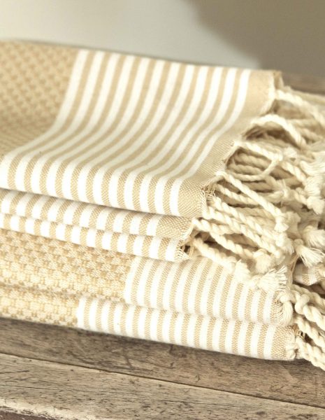 Toalla baño Zante 50x50cm. — Color: Beige