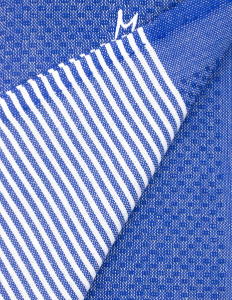 Toalla de playa Zante 2x1m. — Color: Azul Rey | Blanco