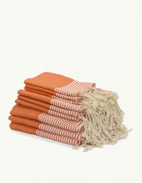 Toalla baño Zante 50x50cm. — Color: Naranja