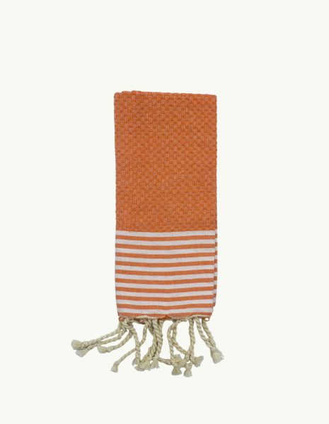 Toalla baño Zante 50x50cm. — Color: Naranja