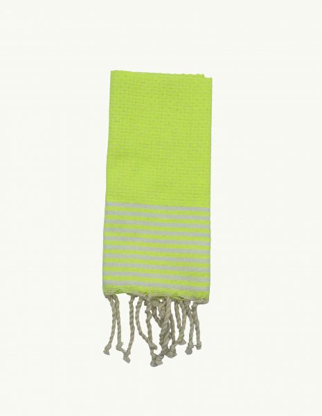 Toalla baño Zante 50x50cm. — Color: Verde Fluor