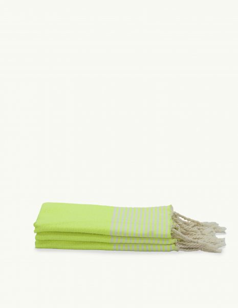 Toalla baño Zante 50x50cm. — Color: Verde Fluor