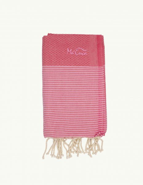 Toalla de playa Zante 2x1m. — Color: Coral | Rosa