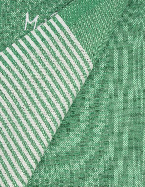 Toalla de playa Zante 2x1m. — Color: Verde | Blanco