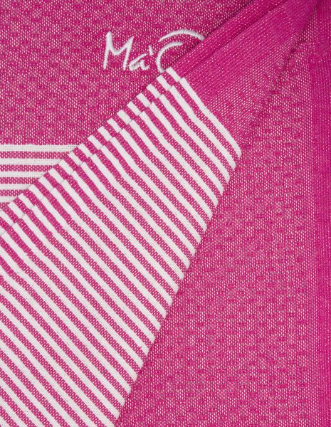 Toalla de playa Zante 2x1m. — Color: Fucsia | Blanco