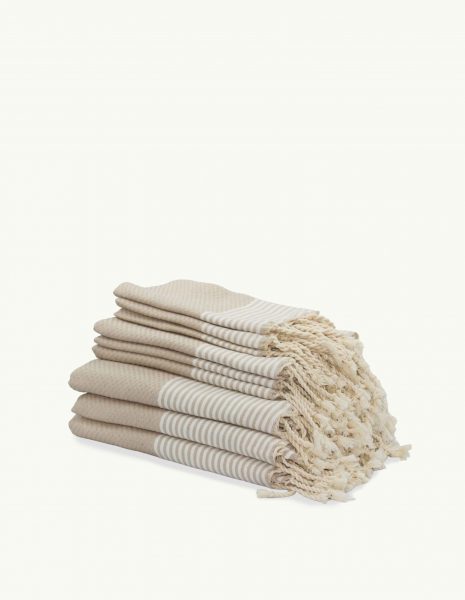 Toalla baño Zante 50x50cm. — Color: Beige claro