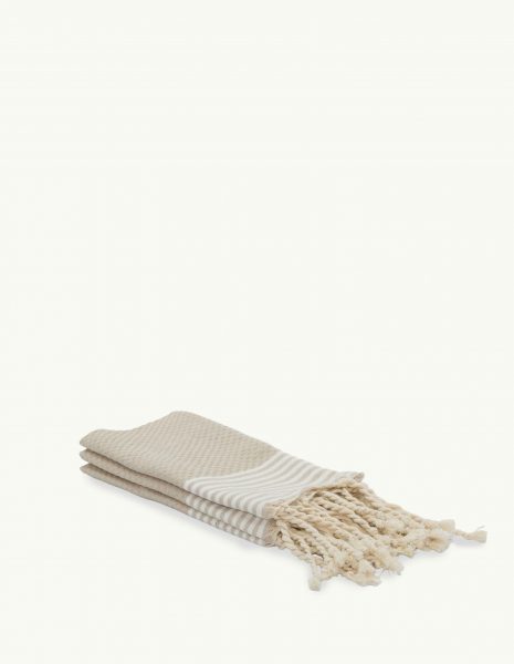 Toalla baño Zante 50x50cm. — Color: Beige claro