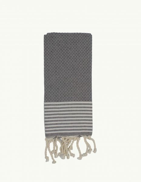 Toalla baño Zante 50x50cm. — Color: Gris oscuro