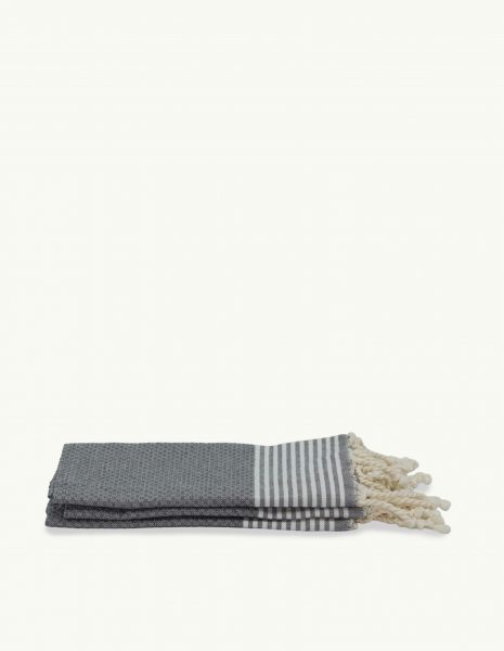Toalla baño Zante 50x50cm. — Color: Gris oscuro