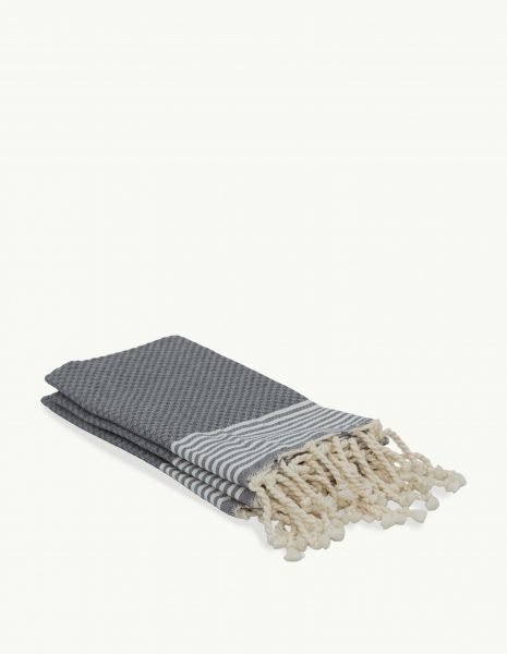 Toalla baño Zante 50x50cm. — Color: Gris oscuro