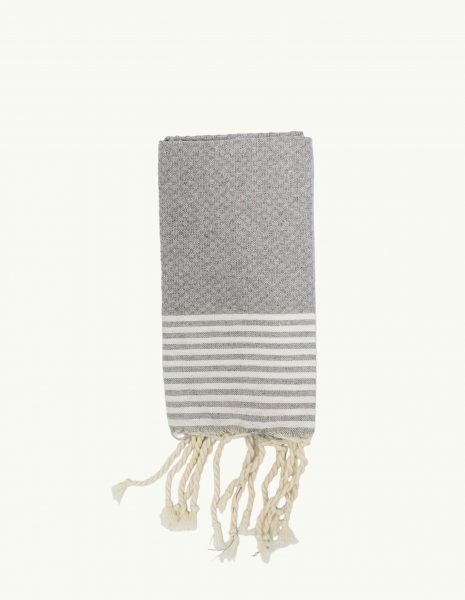 Toalla baño Zante 50x50cm. — Color: Gris claro