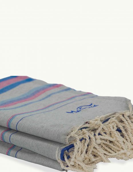 Toalla de playa Fadhila 2x1m. — Color: Gris
