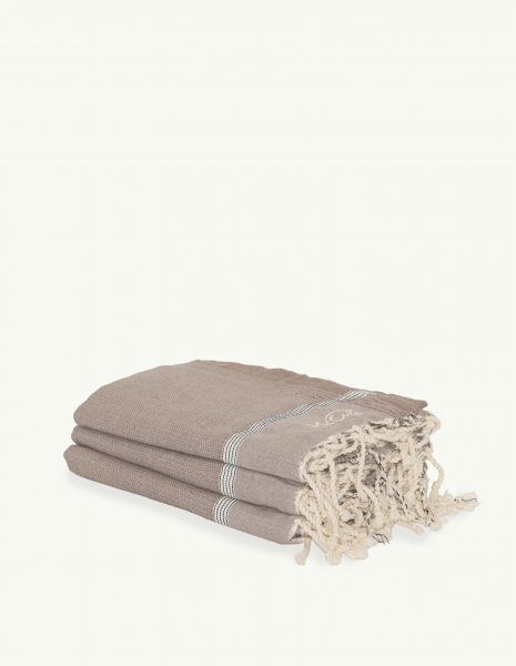 Toalla playa Natte 2x1m. — Color: Taupe