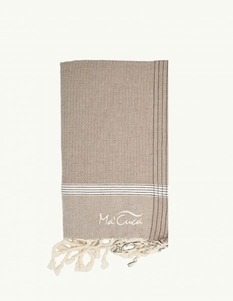 Toalla playa Natte 2x1m. — Color: Taupe
