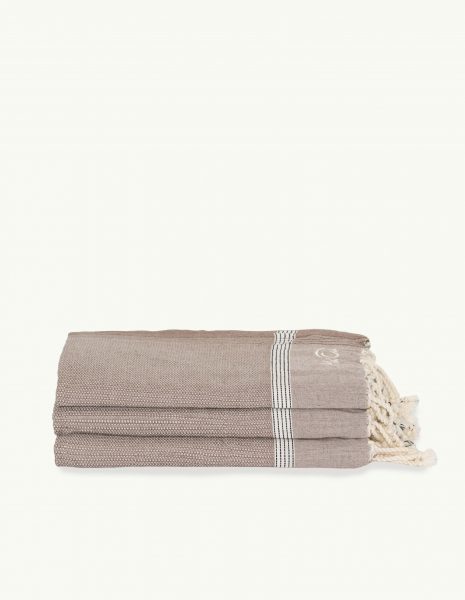 Toalla playa Natte 2x1m. — Color: Taupe