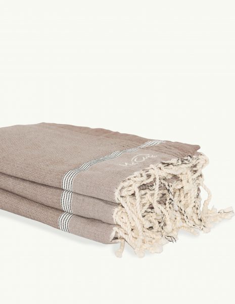 Toalla playa Natte 2x1m. — Color: Taupe
