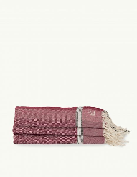 Toalla playa Natte 2x1m. — Color: Burdeos