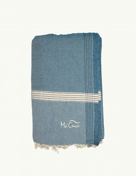 Cubrecama Natte 3x2,40m. — Color: Azul petroleo