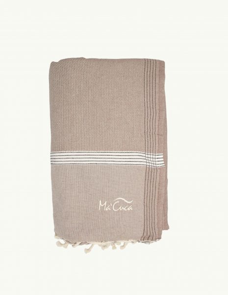 Cubrecama Natte 3x2,40m. — Color: Taupe