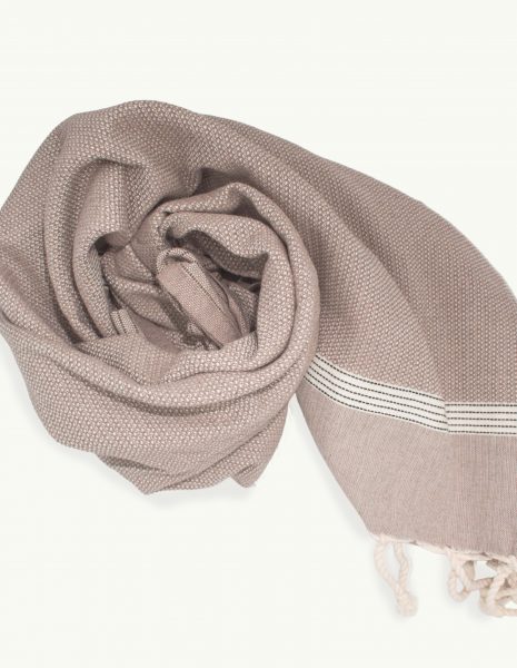 Cubrecama Natte 3x2,40m. — Color: Taupe